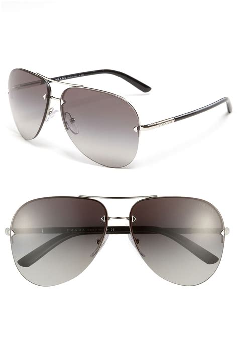 prada sunglasses aviator pr 61|Shop Prada 61MM 63XS Aviator Sunglasses .